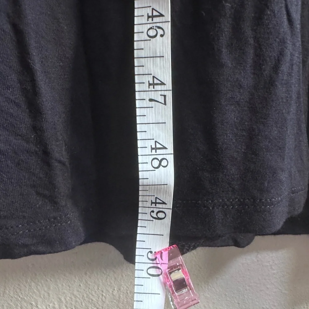 Lane Bryant Black T-Shirt Dress 22/24 Short Sleeve with Pockets - Picture 8 of 8
